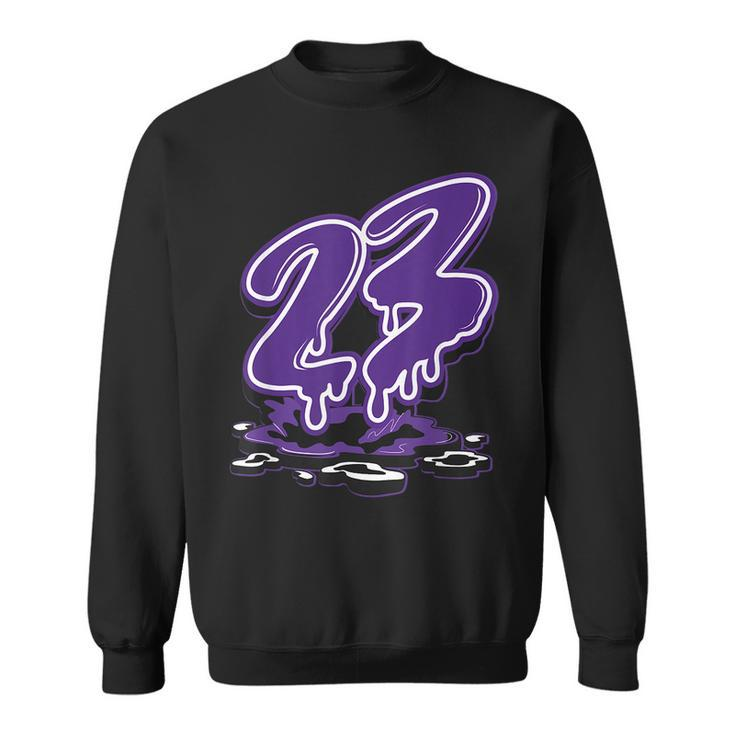 23 Drip Ko Field Purple 1S Matching Sweatshirt