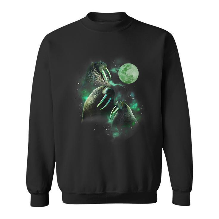 3 Walrus Moon Parody Sweatshirt