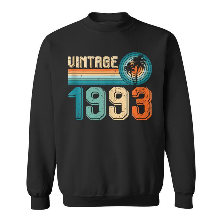 30 Year Old Gift Vintage Born In 1993 30Th Birthday Retro  Sweatshirt