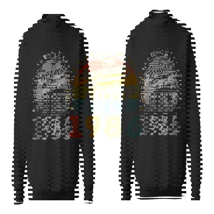 37 Year Old Awesome Since July 1986 37Th Birthday Sweatshirt