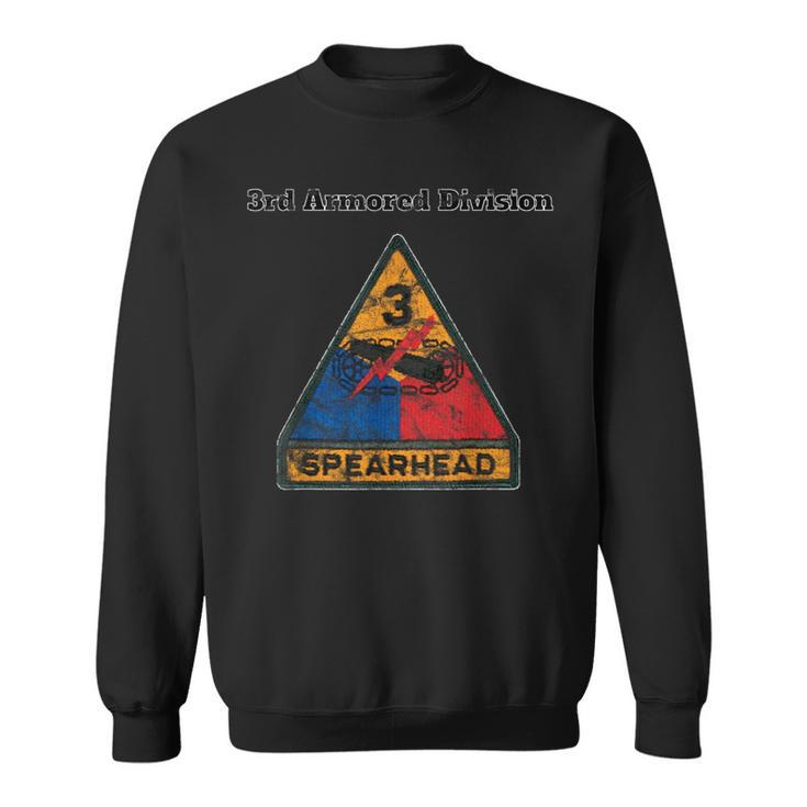 3Rd Armored Division Distress Color Spearhead Sweatshirt