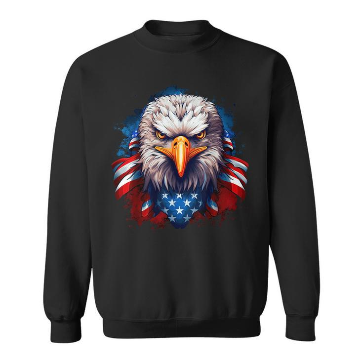 4Th July American Pride American Eagle Symbol Of Freedom  Sweatshirt