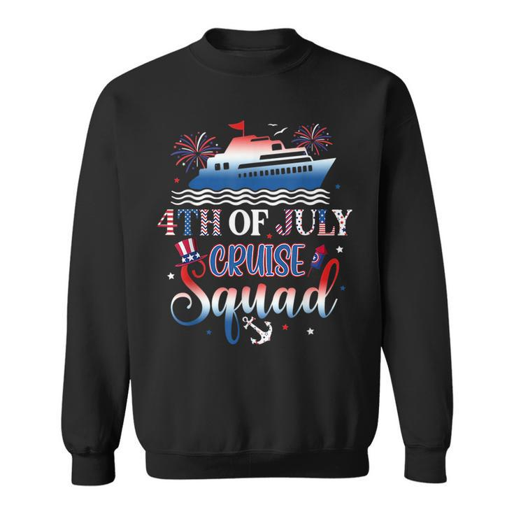 4Th Of July Cruise Squad 2023 Patriotic American  Sweatshirt