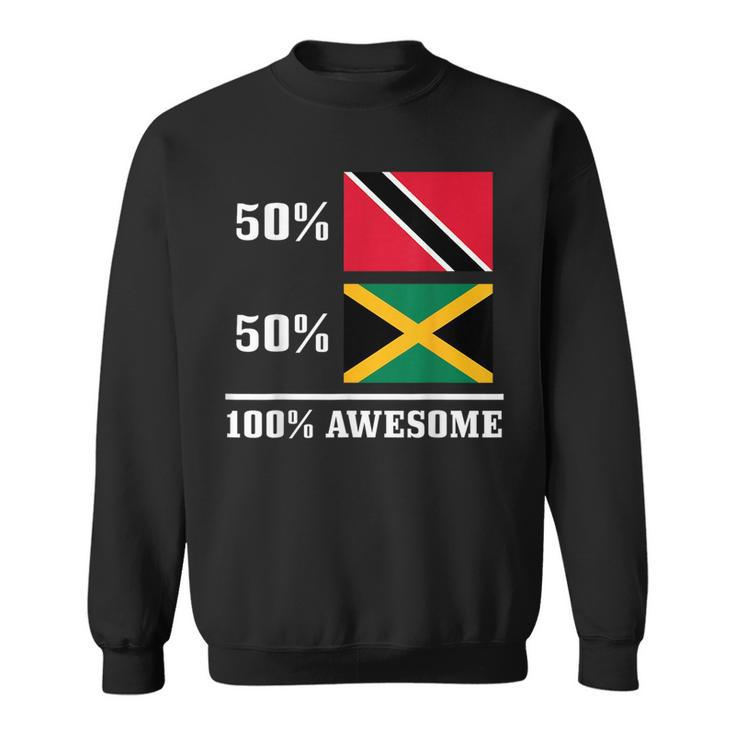50 Trinidad & Tobago 50 Jamaica Jamaican Flag Pride  Sweatshirt