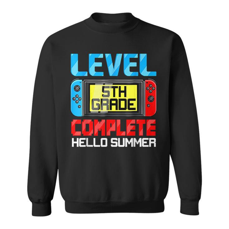 5Th Grade Level Complete Gamer Class Of 2023 Graduation Gift  Sweatshirt