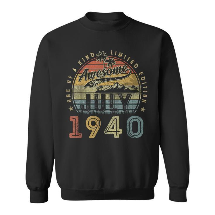 83 Year Old Awesome Since July 1940 83Rd Birthday Sweatshirt