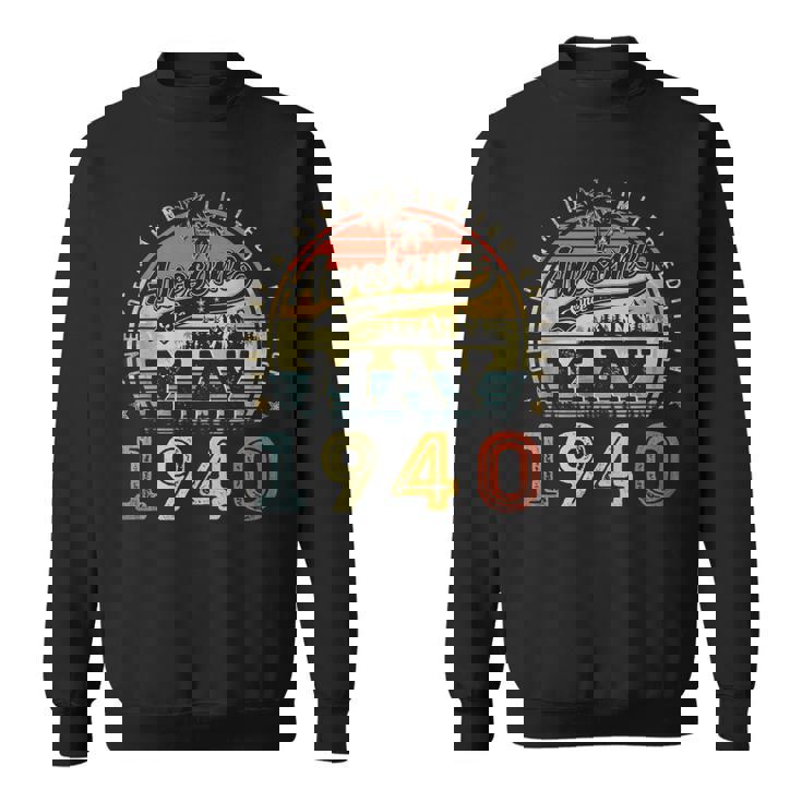 83 Year Old Awesome Since May 1940 83Rd Birthday Sweatshirt
