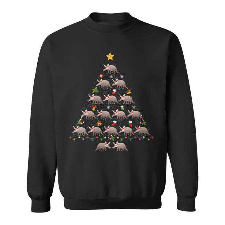 Aardvark Christmas Tree Ugly Christmas Sweater Sweatshirt