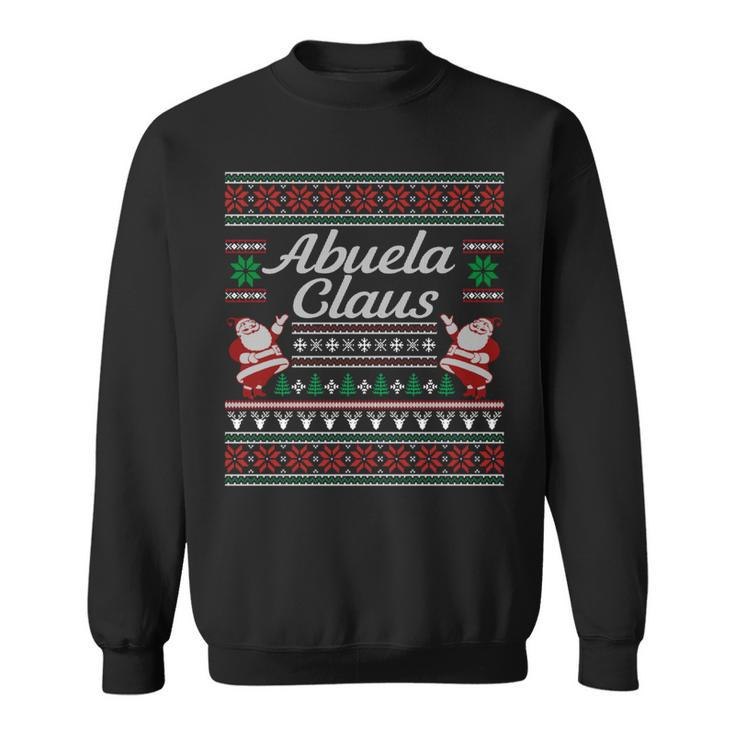 Abuela Claus Ugly Christmas Sweater Pajamas Pjs Sweatshirt