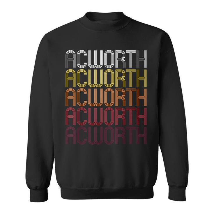 Acworth Ga Vintage Style Georgia Sweatshirt