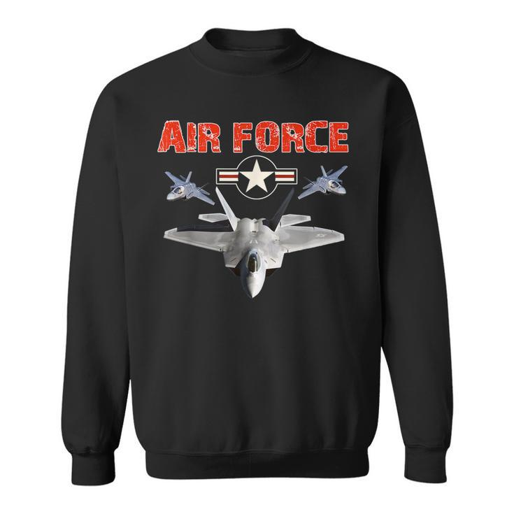 Air Force Vintage Rounde L Air Force Veteran Gift  Sweatshirt