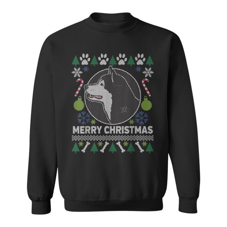 Alaskan Malamute Dog Ugly Christmas Sweaters Sweatshirt