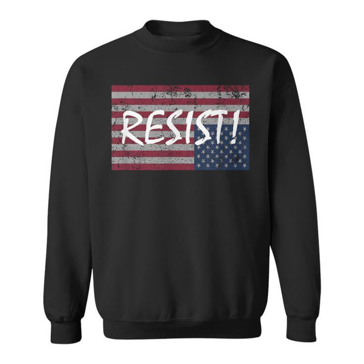 American Flag Resist Upside Down United StatesSweatshirt