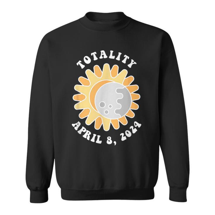 American Solar Eclipse The Path Of Totality April 8 2024  Sweatshirt