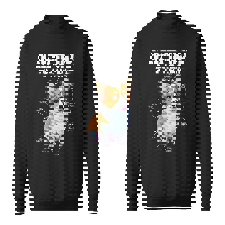 Anatomy Of A Corgi Cute Corgis Costume Corgi Lovers Corgis Sweatshirt