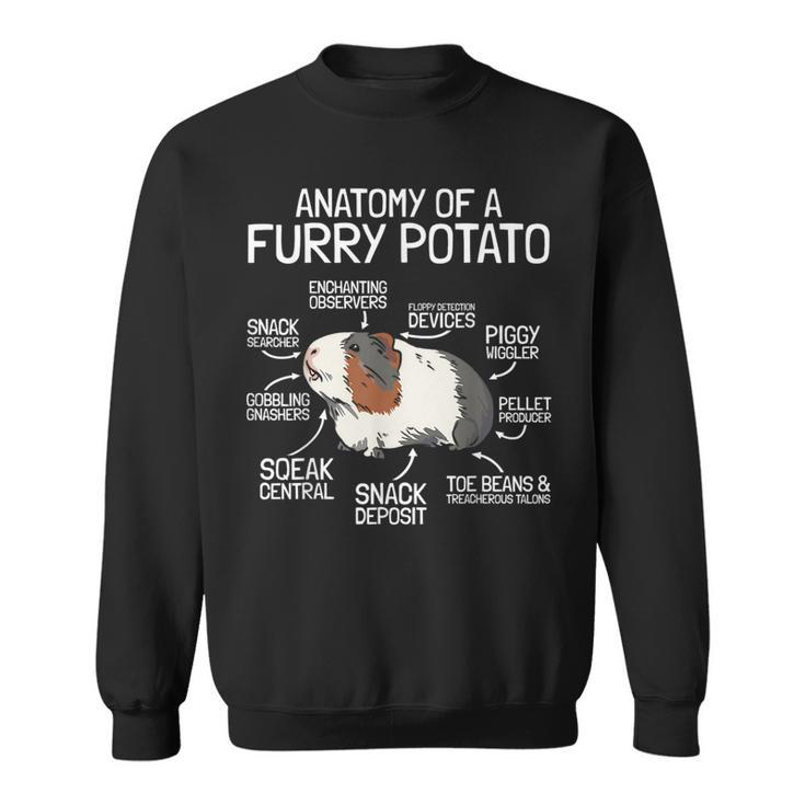 Anatomy Of A Furry Potato - Guinea Pig  Sweatshirt