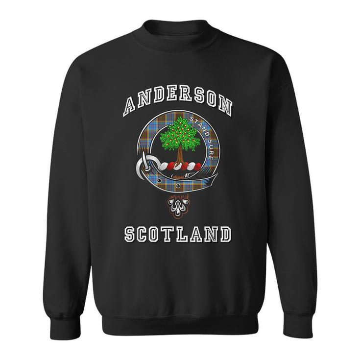 Anderson Tartan Clan Badge Athletic Style Anderson Funny Gifts Sweatshirt