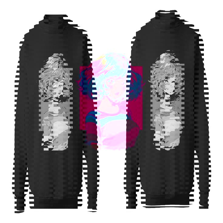 Anime Girl Anime Otaku Japanese Aesthetic Sweatshirt