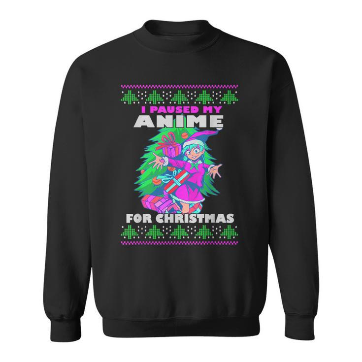 Anime Ugly Christmas Sweater Anime Ugly Sweater Party N Sweatshirt
