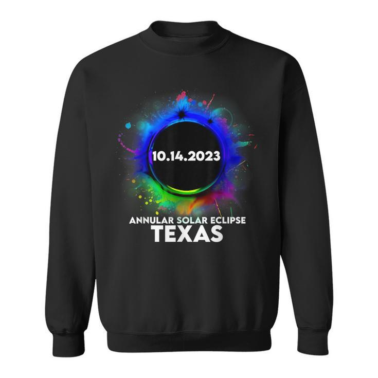 Annular Solar Eclipse October 14 2023 Texas Sweatshirt