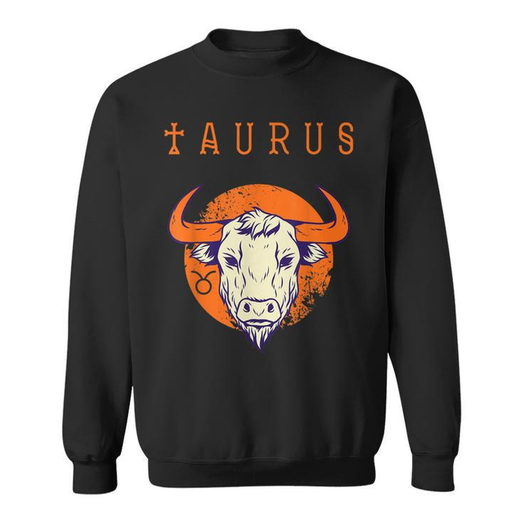 April May Taurus Astrological Sign Bull Zodiac Birthday Sweatshirt