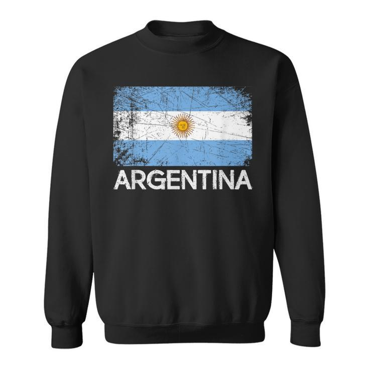 Argentinian Flag Vintage Made In Argentina Sweatshirt