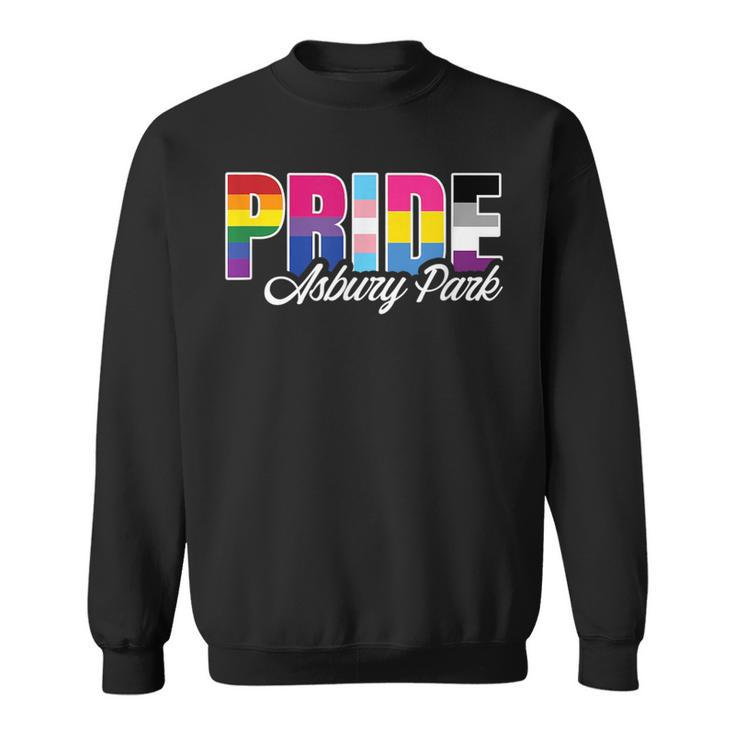 Asbury Park Nj Gay Pride Lesbian Bisexual Transgender Pan  Sweatshirt