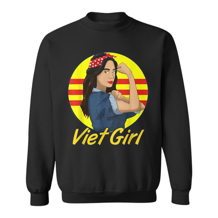 Asian Vietnamese Vietnam Woman Girl Proud Strong Bandana  Sweatshirt