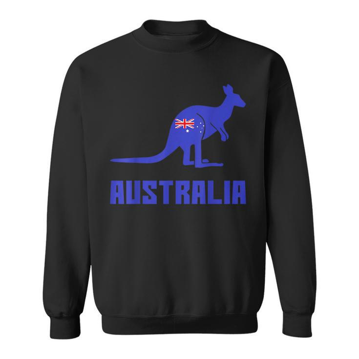 Australian Kangaroo Australia Flag Tourists Gift Idea  Sweatshirt
