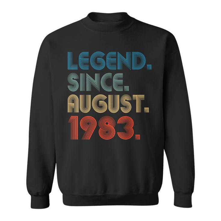 Awesome Since August 1983 40Th Birthday Gift 40 Year Old Men  Sweatshirt