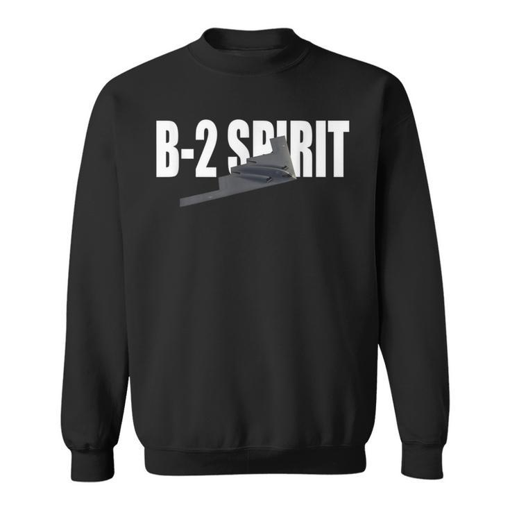 B-2 Spirit Bomber Airplane Sweatshirt
