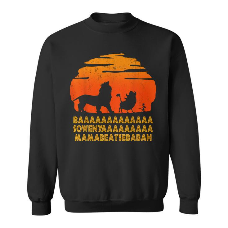 Baaa Sowenyaaa Lion African King Sweatshirt