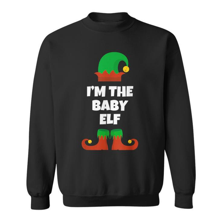 Baby Elf Christmas Matching Family Pajama Pj Xmas Sweatshirt