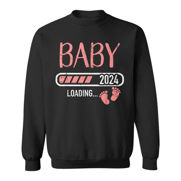 Baby Loading 2024 For Pregnancy Announcement  Sweatshirt