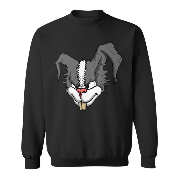 Bad Rabbit Drawing Hunting Clothing Bad Easte Sweatshirt