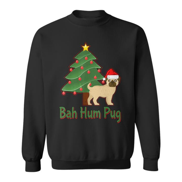 Bah Hum Pug Awesome Thanksgiving Gif Sweatshirt