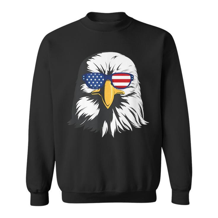 Bald Eagle Sunglasses - Patriotic America Usa 4Th Of July  Sweatshirt
