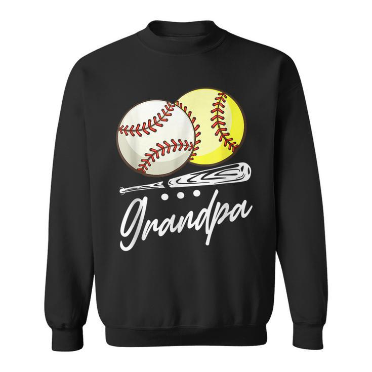 Ball Grandpa Baseball Softball  Sweatshirt