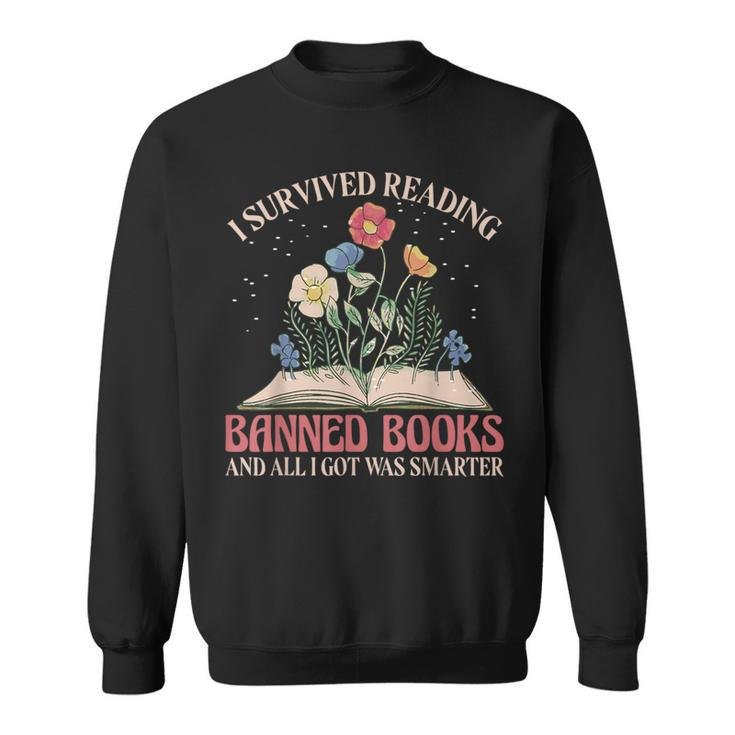 Banned Books Week Bookworm Banned Books Reader Sweatshirt