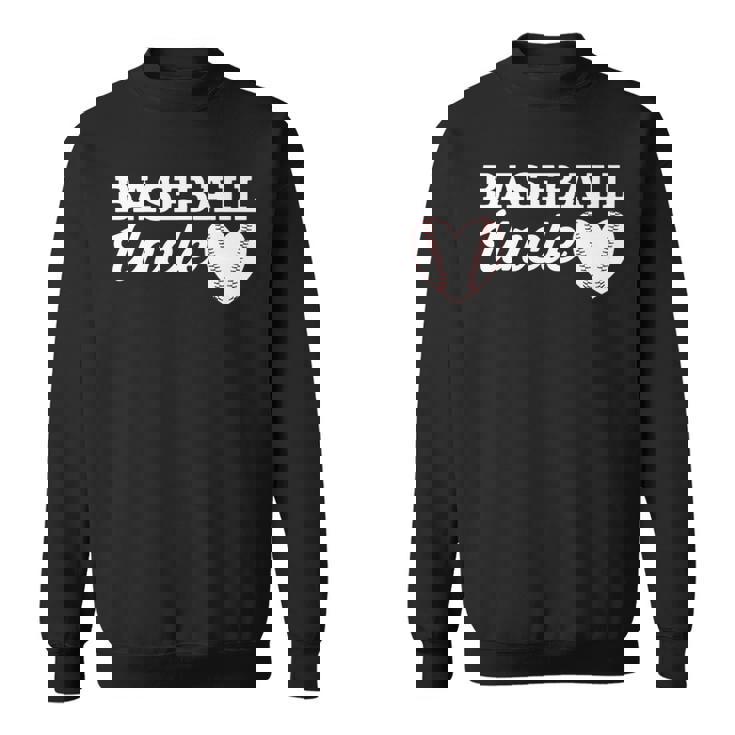 Baseball Uncle Love Heart Baseball Sports Sweatshirt