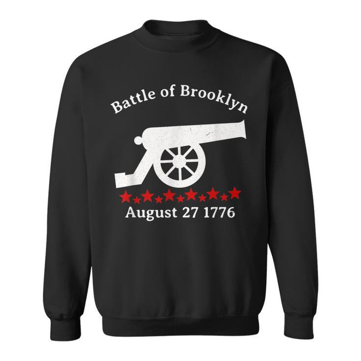 Battle Brooklyn Heights Cannon Revolutionary War Reenactor  Sweatshirt