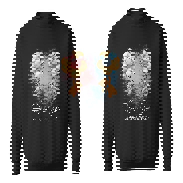 Bears Balloons Grandpa Can Bearly Wait Gender Reveal Sweatshirt