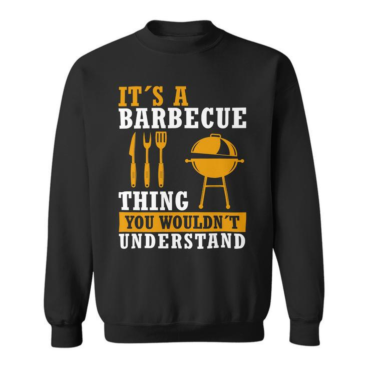 Beer Funny Bbq Barbecue Grill Grilling Joke Smoking Meat Beer Dad Sweatshirt