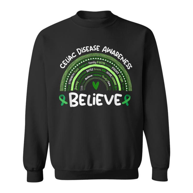 Believe Celiac Disease Awareness Month  Celiac Disease  Sweatshirt