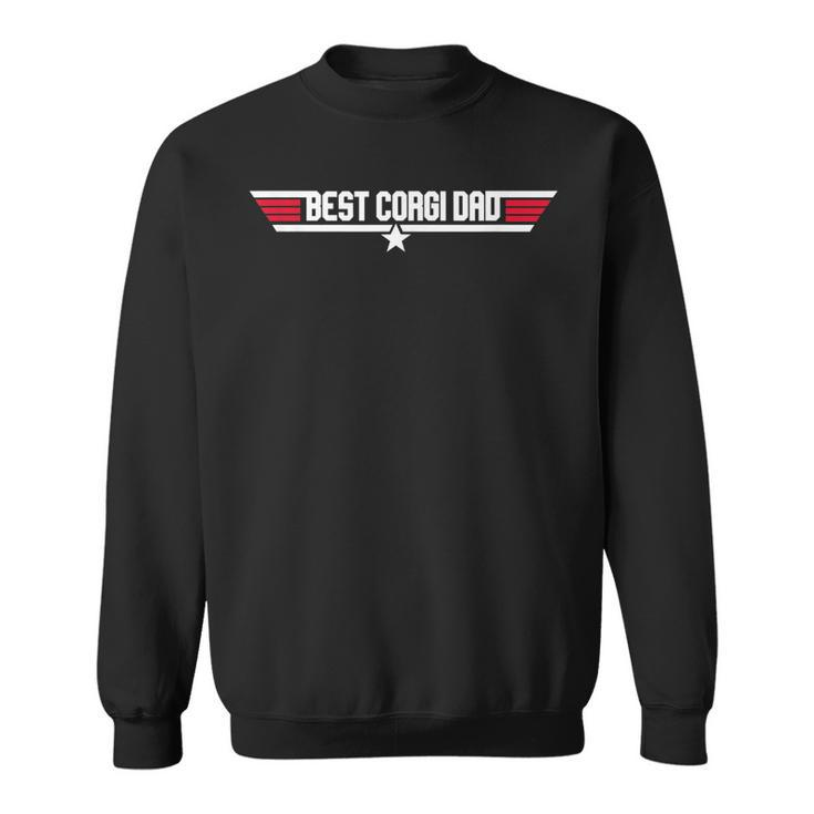 Best Corgi Dad Funny Dog Father 80S Fathers Day Gift  Sweatshirt