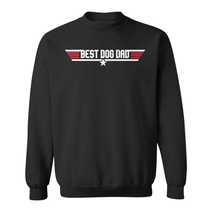 Best Dog Dad Funny Dog Father 80S Fathers Day Gift  Sweatshirt