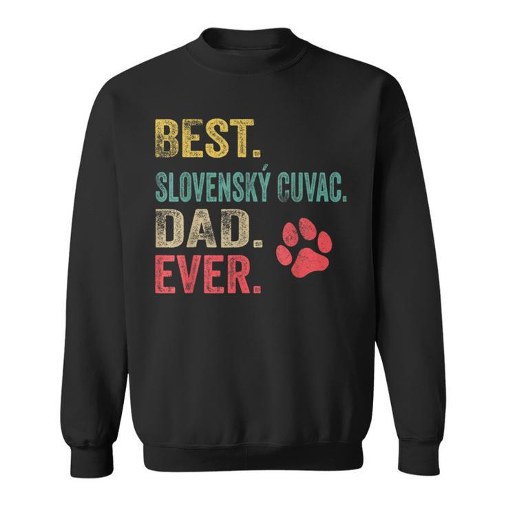 Best Slovenský Cuvac Dad Ever Vintage Father Dog Lover Sweatshirt