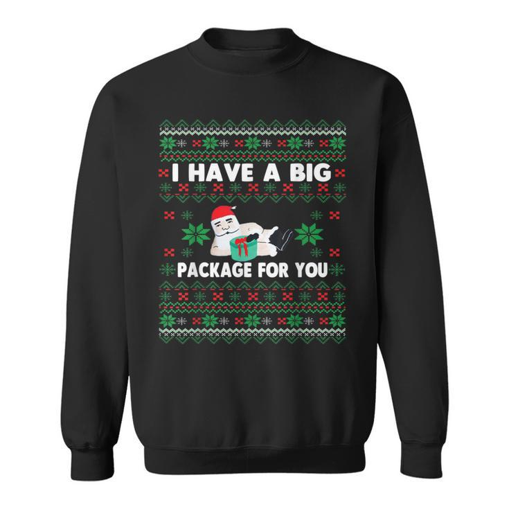 I Have A Big Package For You Christmas Ugly Sweater Sweatshirt