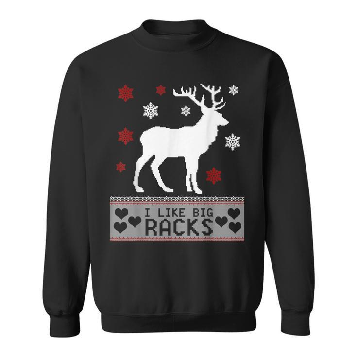 I Like Big Racks Ugly Christmas Sweater Sweatshirt