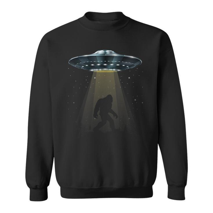 Bigfoot Abduction  Alien Ufo Sasquatch Lovers Space UFO Funny Gifts Sweatshirt